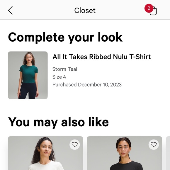 All It Takes Ribbed Nulu T-Shirt Storm Teal - Picture 3 of 3